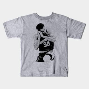 basketball // stephen curry // faded Kids T-Shirt